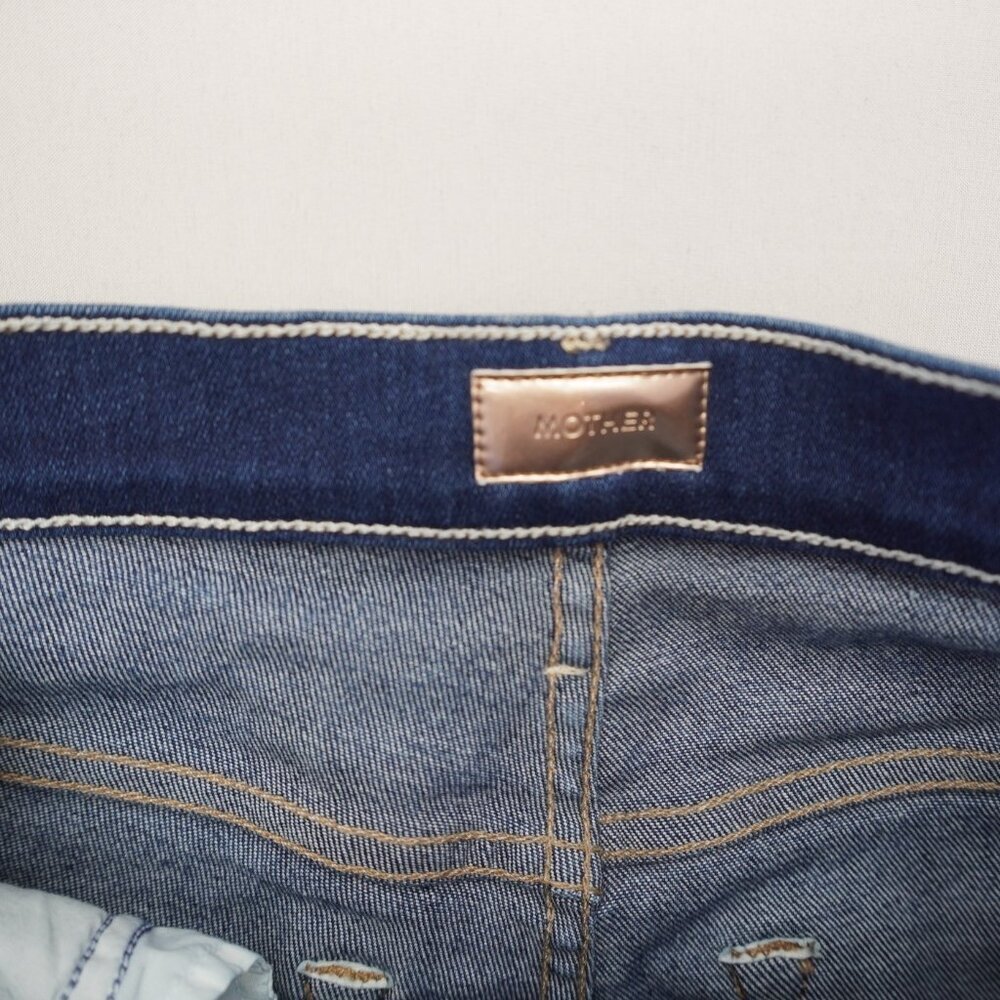 MOTHER The Insider Crop Step Fray Jeans in Home Movies‎ Size 26 - Picture 7 of 14